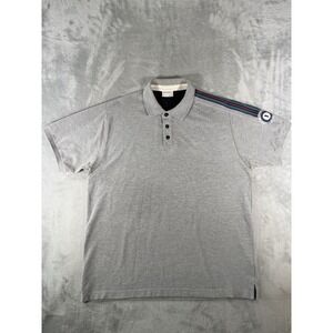 Porsche Design Drivers Selection Shirt Mens XL Grey Martini Racing Polo Number 1